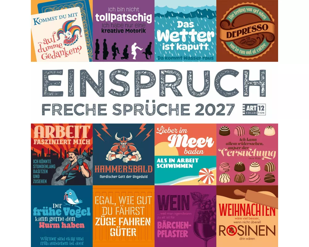 Einspruch Kalender 2027 - 30x30 - Art12