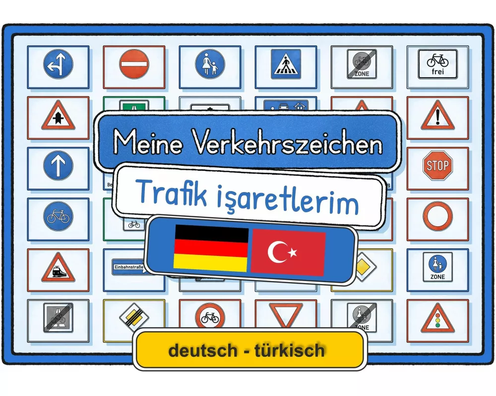 Meine Verkehrszeichen Lernkarten