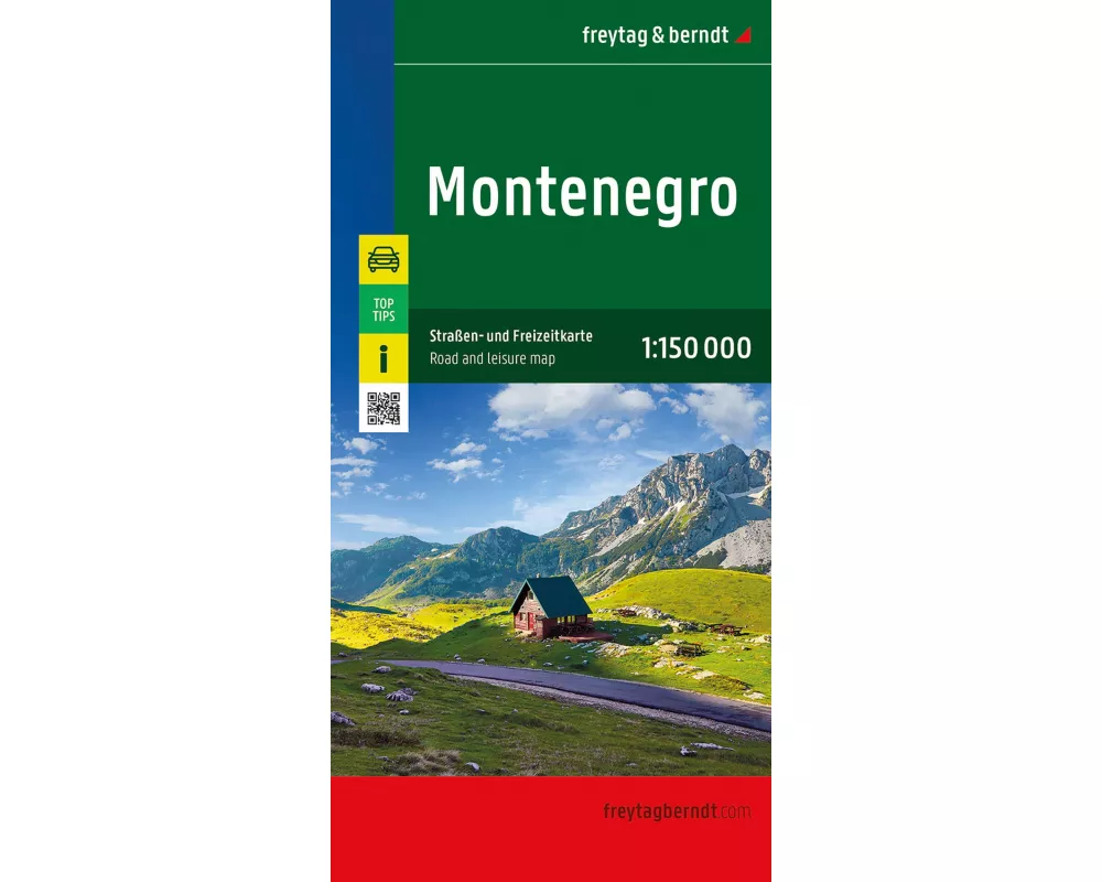 freytag & berndt Straßenkarte Montenegro 1:150.000
