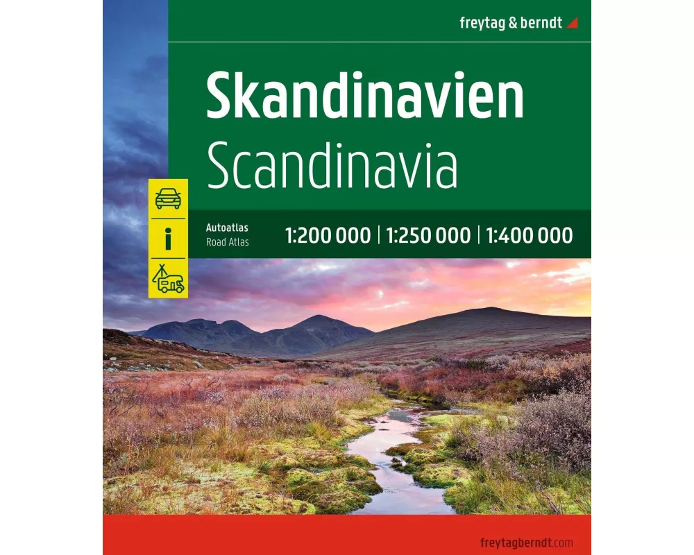 freytag & berndt Autoatlas Skandinavien 1:200.000