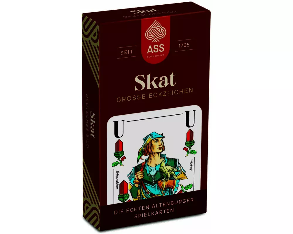Skat große Eckzeichen deutsches Bild (FSC zertifiziert)