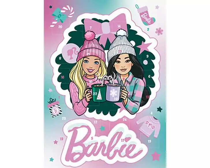 Windel Candy Adventskalender Barbie mit 24 Schokoladenfiguren