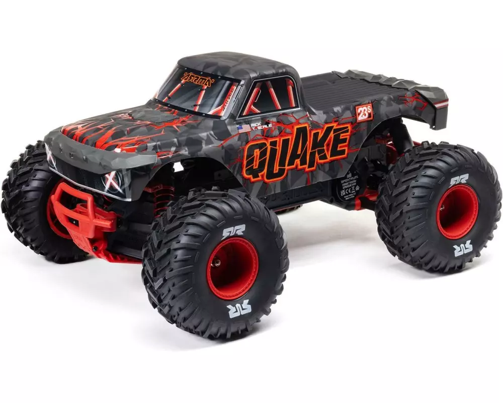 Arrma Monster Truck QUAKE 223S DSC ARTR 1:10 - Rot