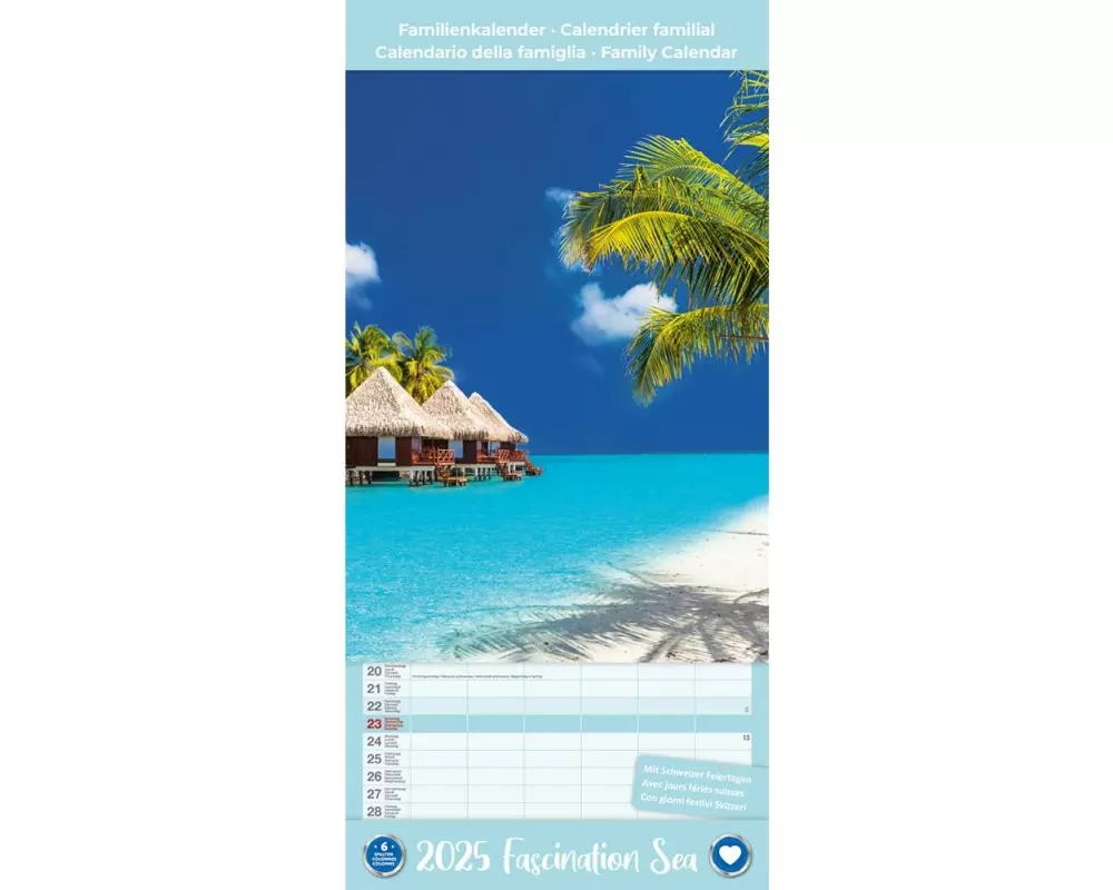 TH Kalender Fascination Sea 24.5 x 51.5 cm