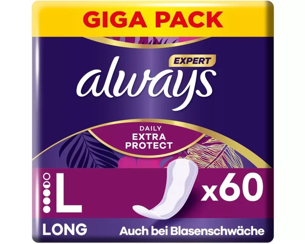 Always Slipeinlage Expert Daily Protect Long 60 Stück