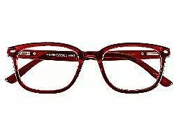 Brille. MARIN G76900 dunkelrot +1,50 dpt Lesebrille mit Etui und Tuch in einer Box
