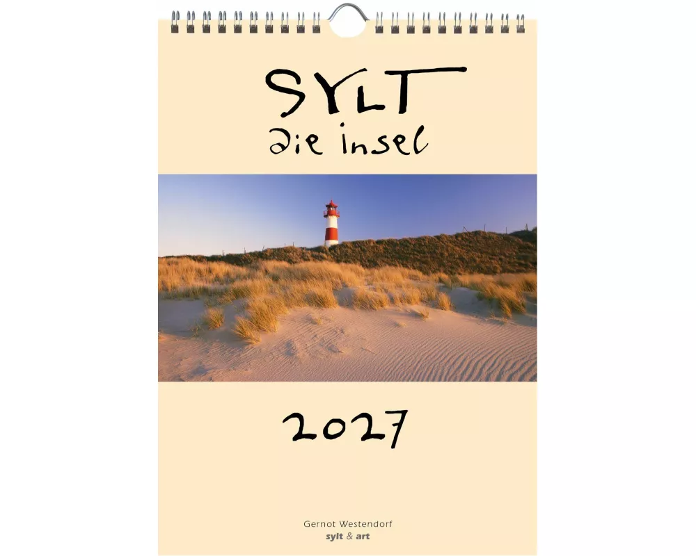 Sylt-die Insel 2027 A4 Kalender