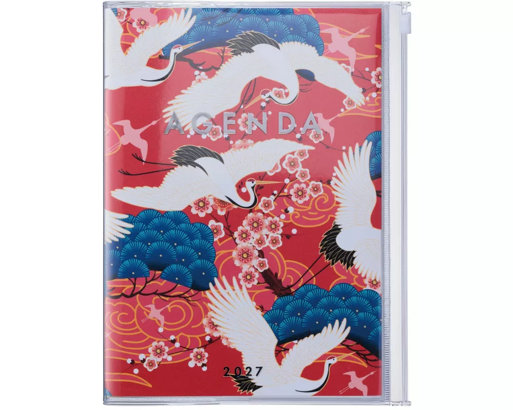 MARK'S 2026/27 Diary A5 Japan / Birds // Red