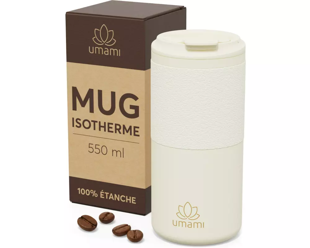 Umami Thermobecher Creme 550 ml 550 ml, Cream