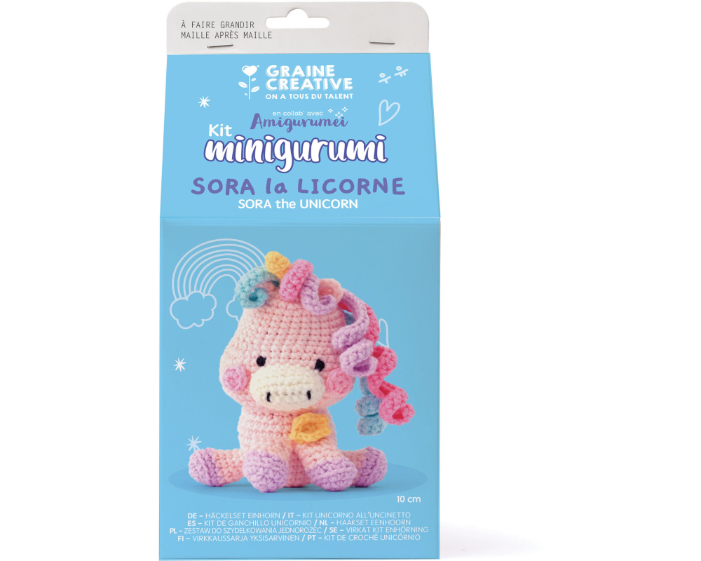 GRAINE CREATIVE Minigurumi Kit GC-420334 Einhorn