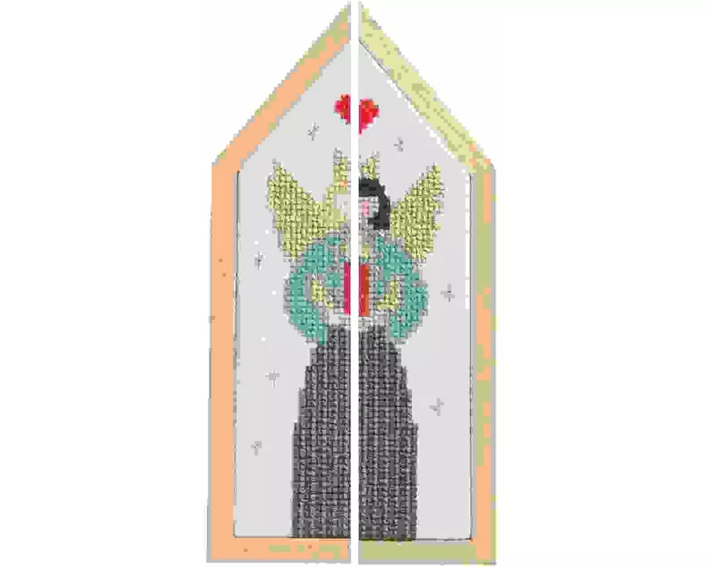 Stickpackung Gezählter Kreuzstich, kleiner Engel, FSC Mix