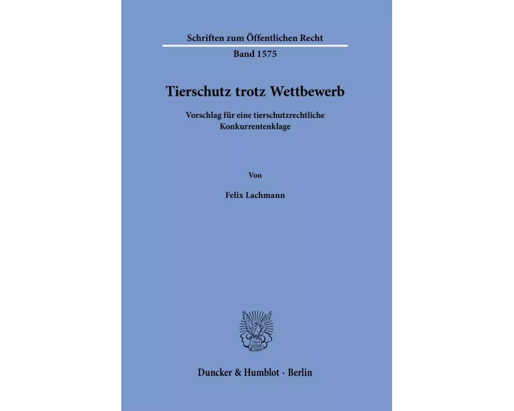 Tierschutz trotz Wettbewerb