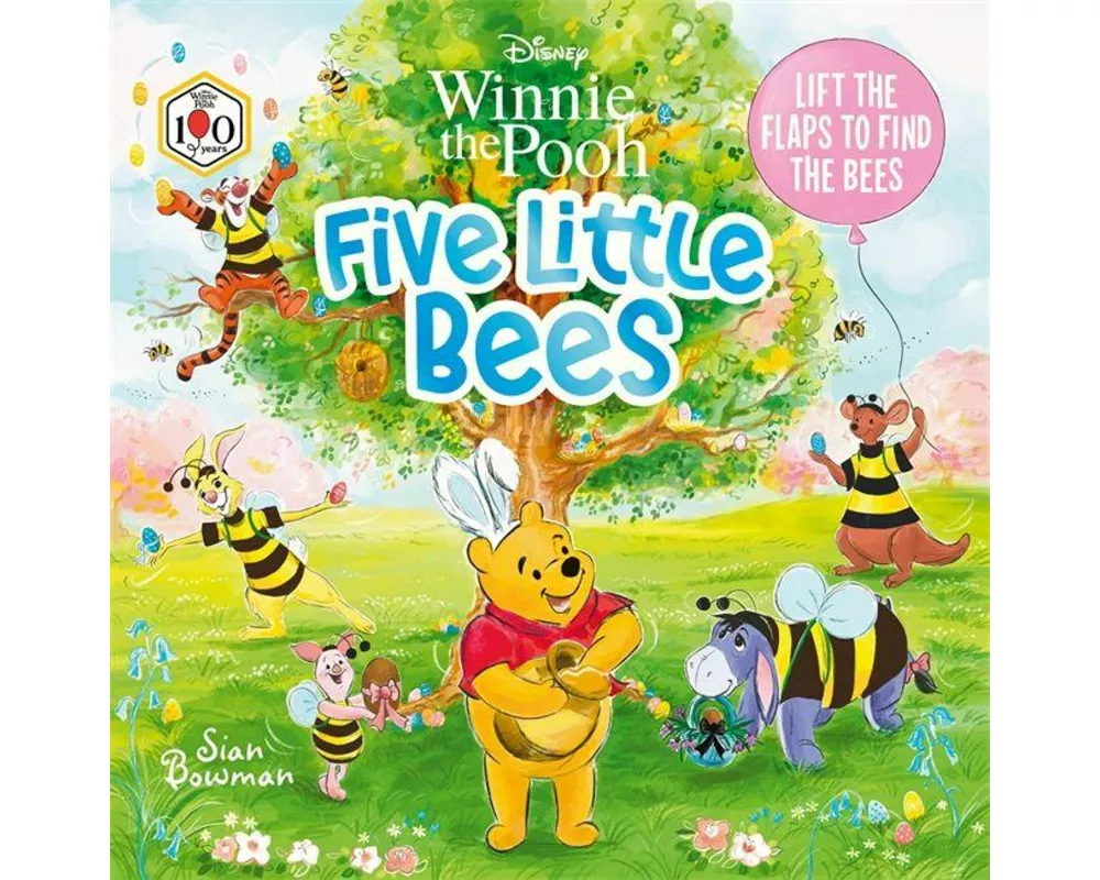 Disney Winnie the Pooh: Five Little Bees: An Easter lift-the-flap picture book