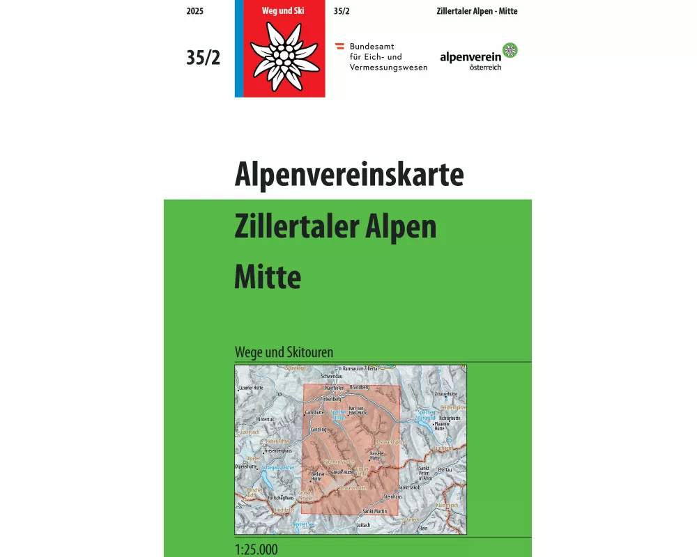 Alpenvereinskarte 1:25000