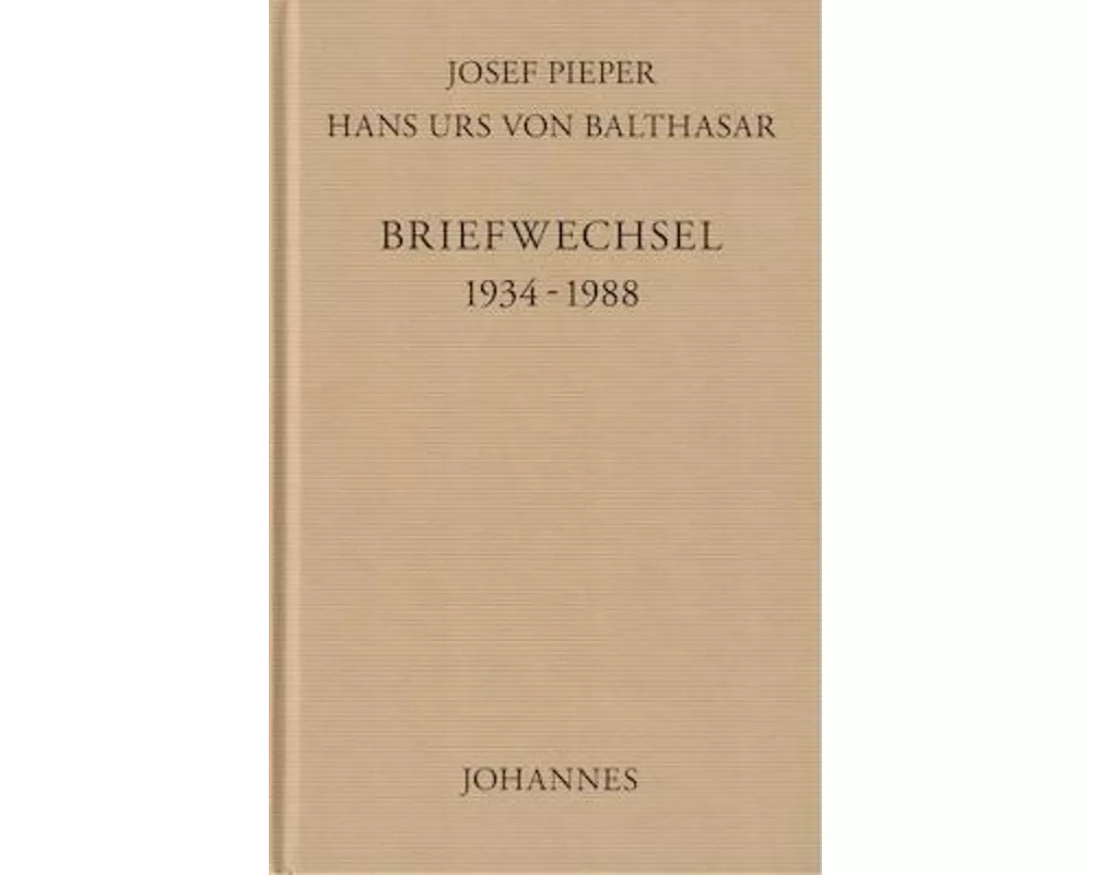 Briefwechsel 1934-1988