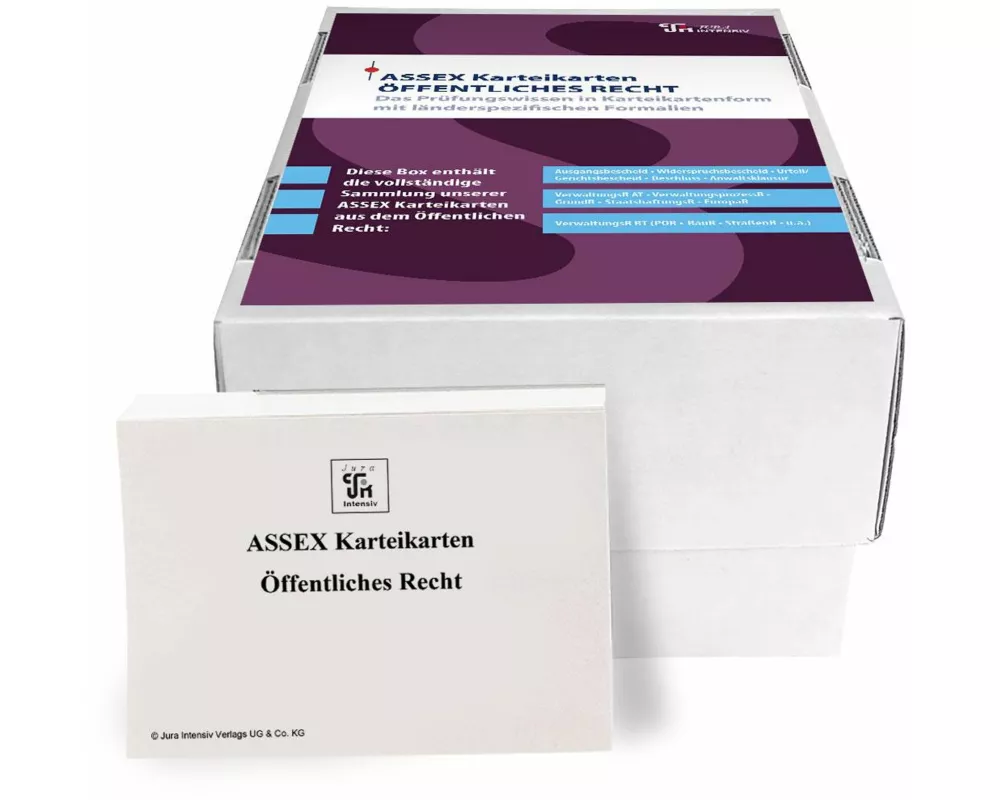 ASSEX Karteikarten Öffentliches Recht - NRW