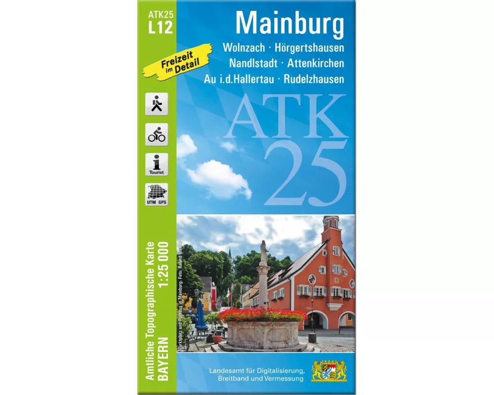 ATK25-L12 Mainburg (Amtliche Topographische Karte 1:25000)