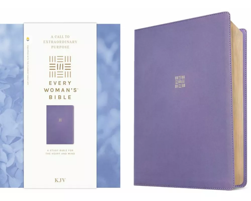 KJV Every Woman's Bible, Filament Enabled (Leatherlike, Periwinkle Purple, Red Letter)