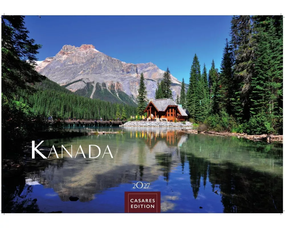 Kanada Kalender 2027 - Wandkalender | Fotokalender Nordamerika 35x50cm -eindrucksvollen Natur- und Landschaftsmotiven von Küsten, Wäldern und Bergen