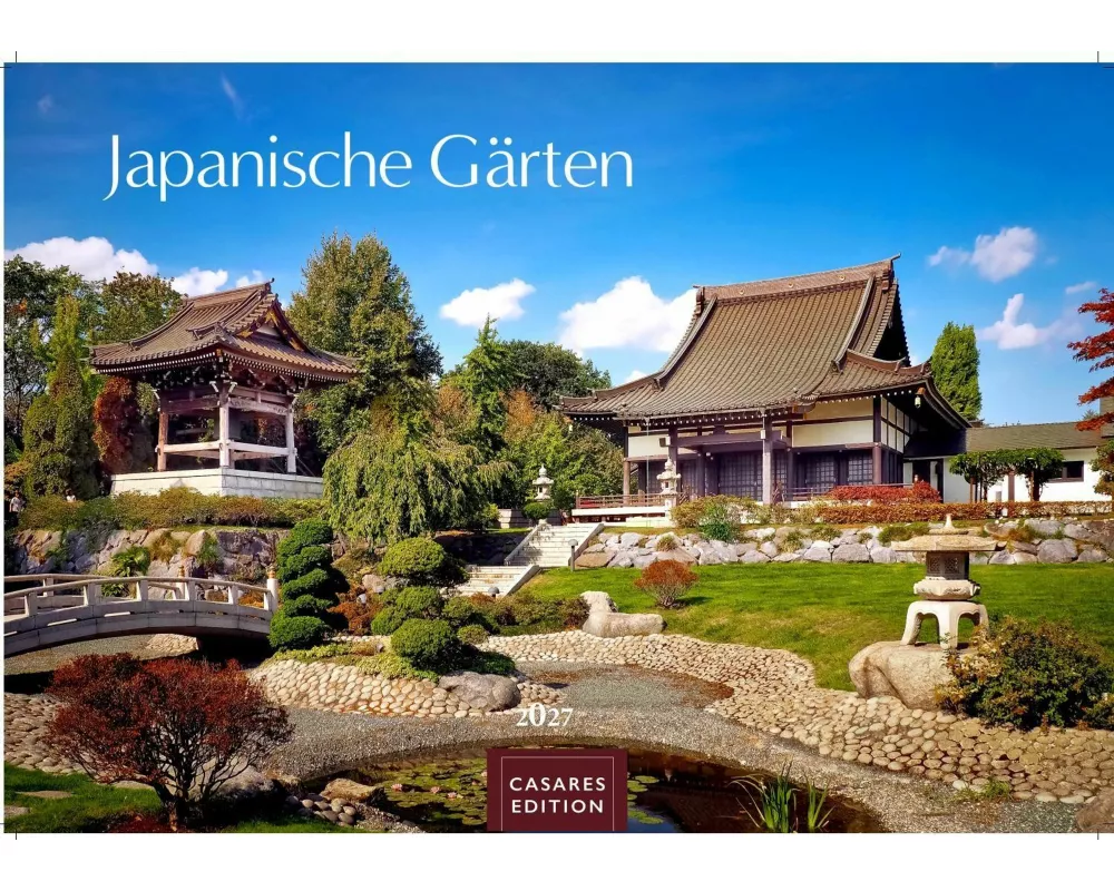Japanische Gärten Kalender 2027 - Wandkalender | Fotokalender Asien 24x35cm - Fotografien authentischer japanischer Gärten, perfekt für Natur- und Gar