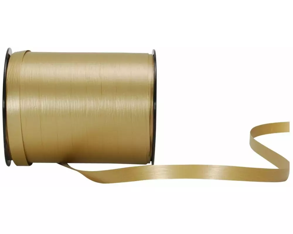 Spyk Geschenkband Poly Matt 10 mm x 250 m, Gold