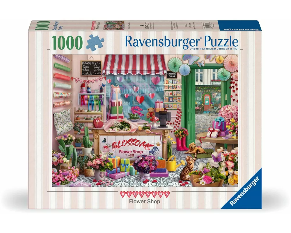 Erwachsenenpuzzle 1000 Teile - Der kleine Blumenladen
