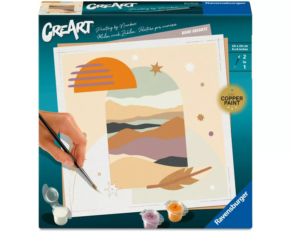 CreArt, Malen nach Zahlen Adults Trend - Boho