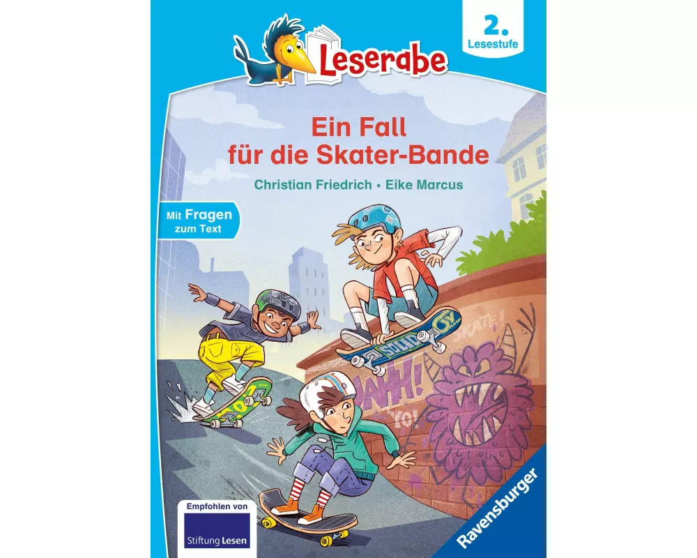 Leserabe 2. Lesestufe - Ein Fall für die Skater-Bande