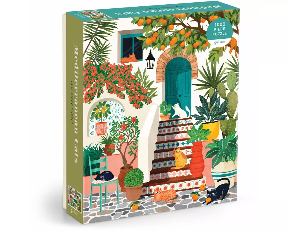 Mediterranean Cats 1000 Piece Puzzle