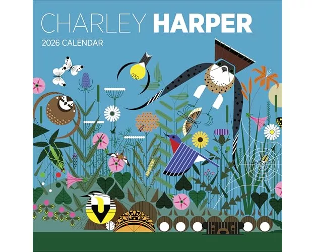 Charley Harper 2026 Wall Calendar