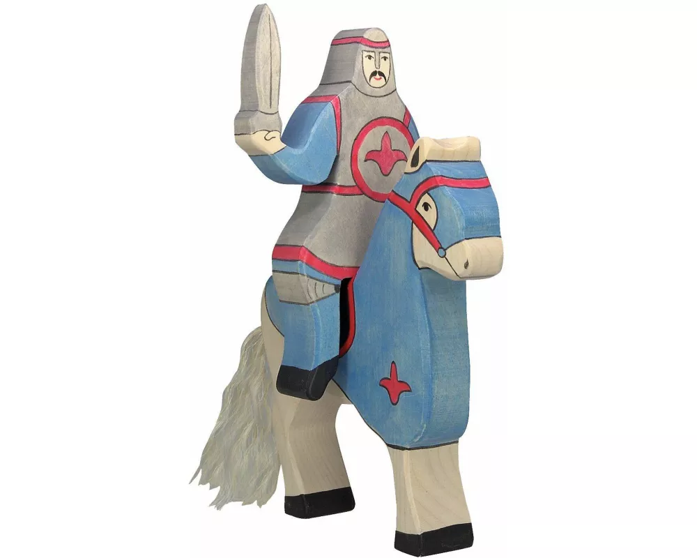 Blauer Ritter, reitend (ohne Pferd)