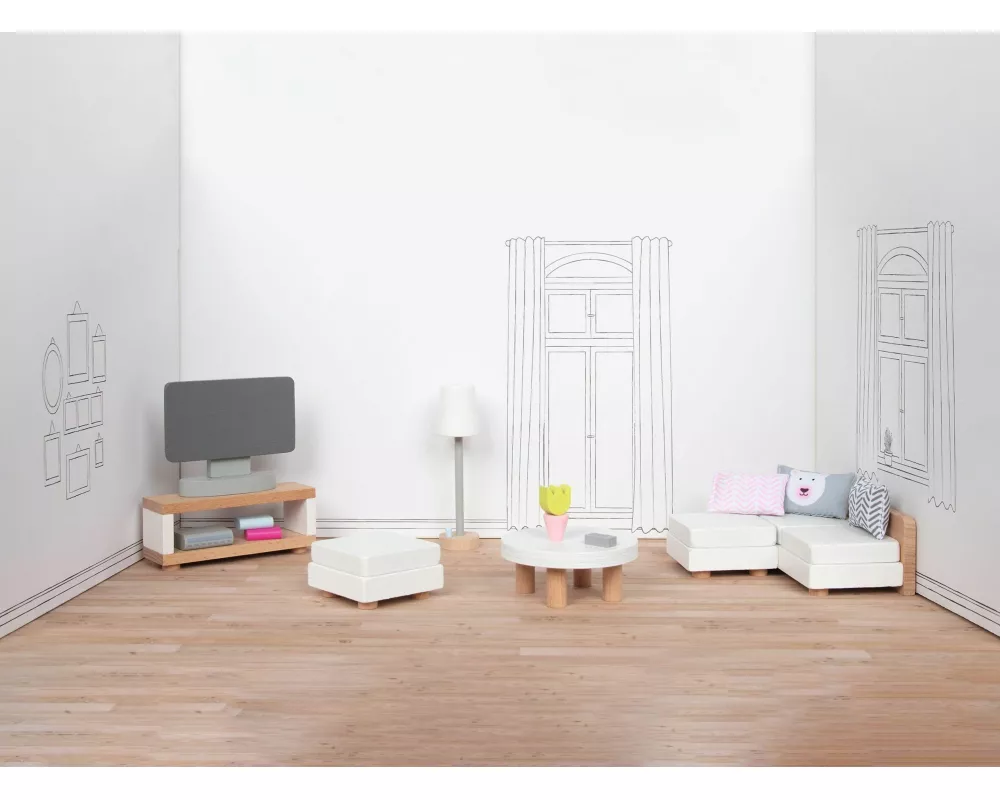 Puppenmöbel Style, Wohnzimmer