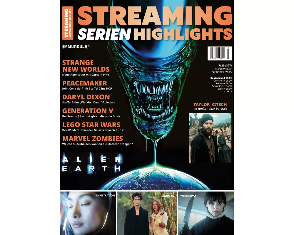 STREAMING SERIEN HIGHLIGHTS. Ausgabe September/Oktober 2025 (#327)
