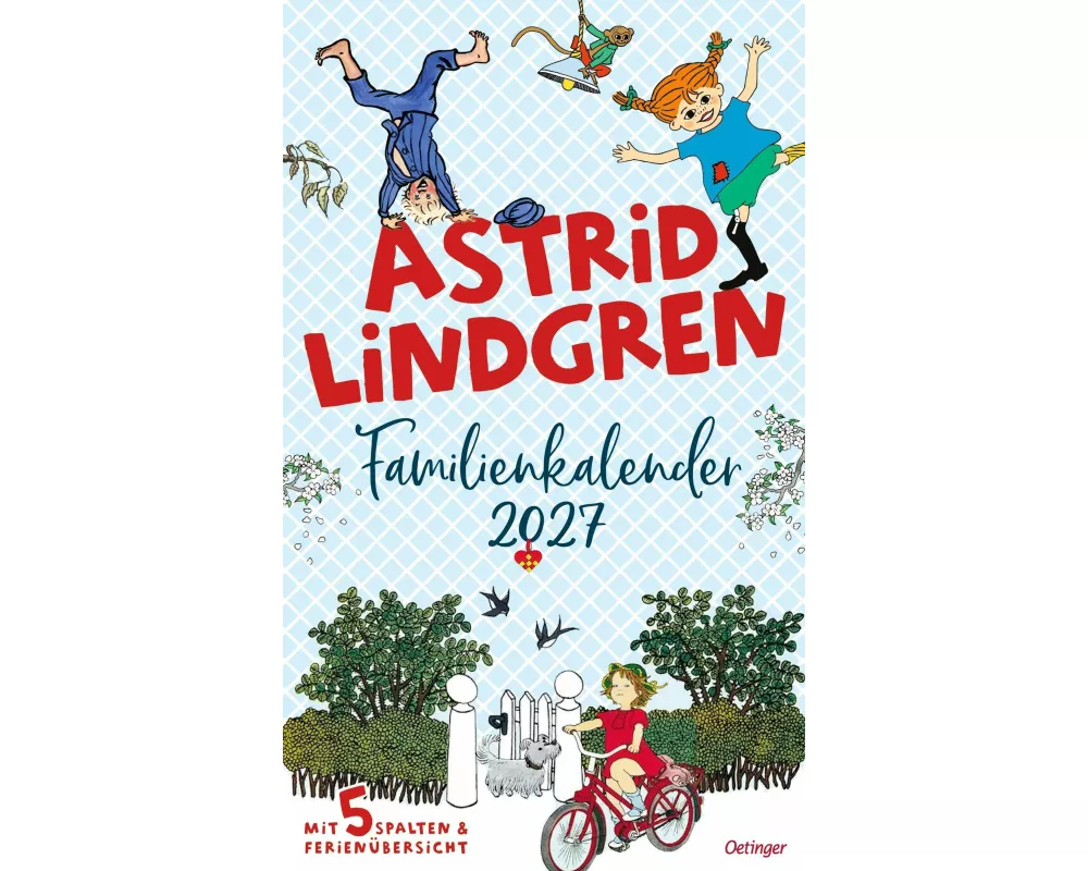 Astrid Lindgren Familienkalender 2027