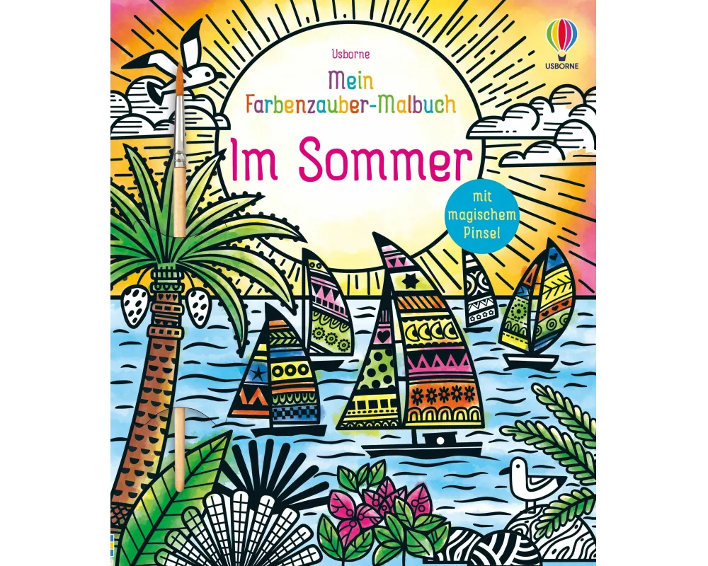 Mein Farbenzauber-Malbuch: Im Sommer