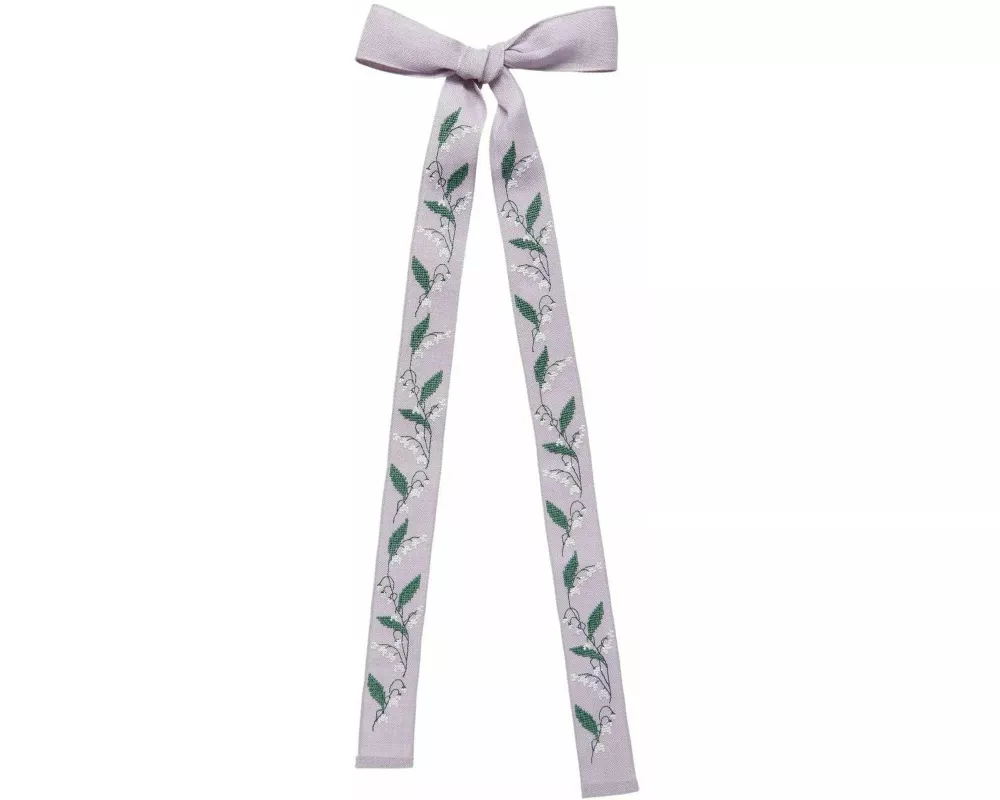 Stickpackung Gezhlter Kreuzstich, Schleife Maiglckchen, 4x166cm