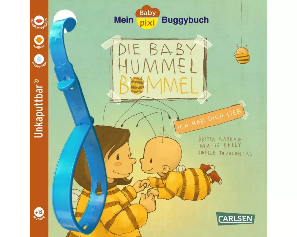 Baby Pixi (unkaputtbar) 155: Mein Baby-Pixi-Buggybuch: Baby Hummel Bommel – Ich hab dich lieb
