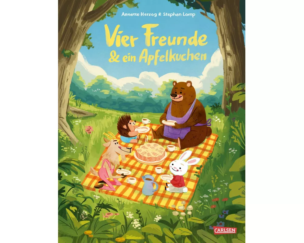 Vier Freunde und ein Apfelkuchen