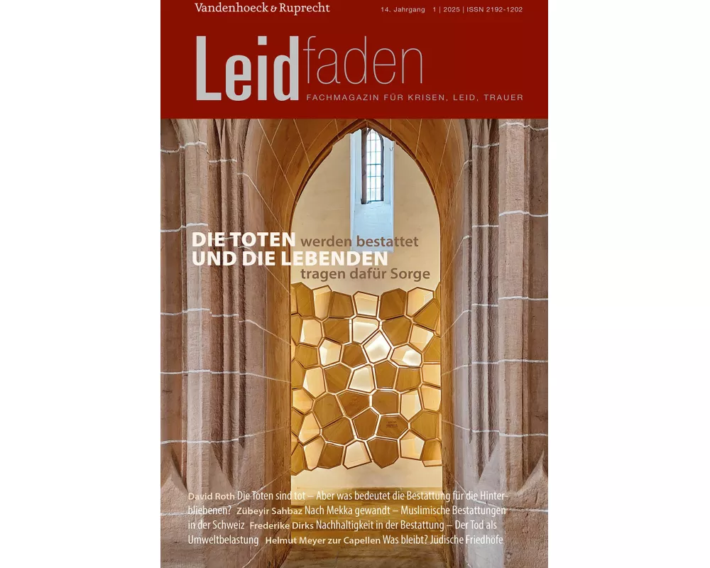 Die Toten werden bestattet und die Lebenden tragen dafür Sorge