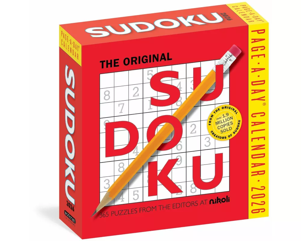 Original Sudoku Page-A-Day Calendar 2026