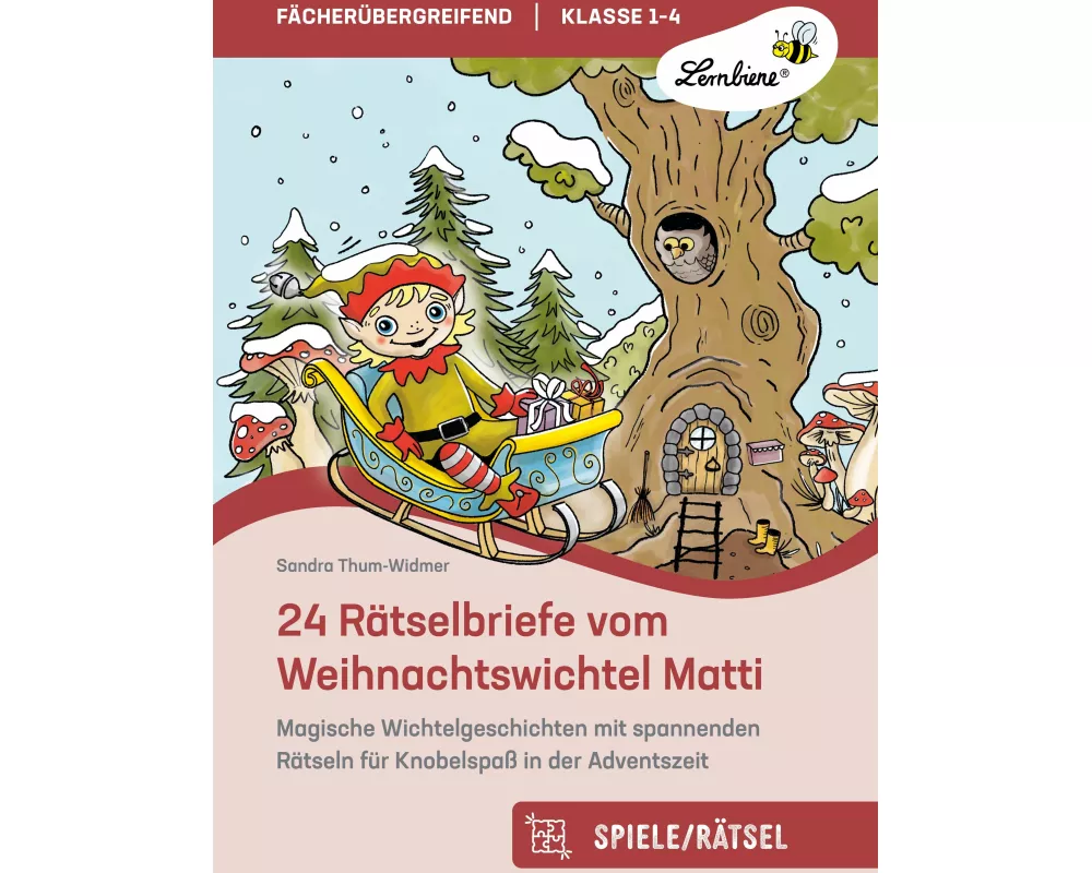 24 Rätselbriefe vom Weihnachtswichtel Matti