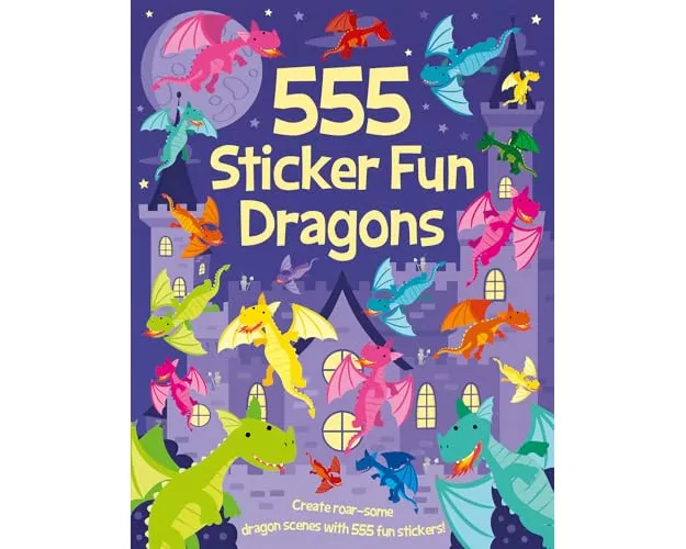 555 Sticker Fun Dragons