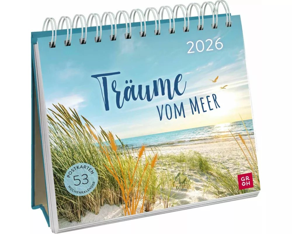 Postkartenkalender 2026: Träume vom Meer