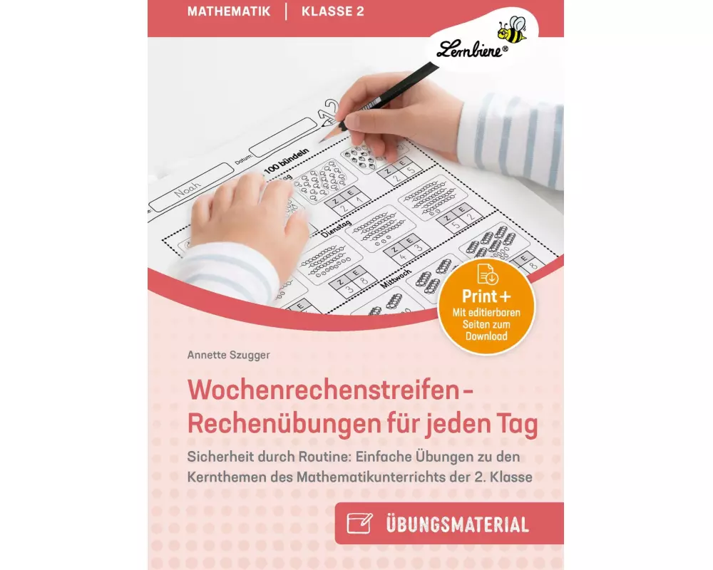 Wochenrechenstreifen - Rechenübungen für jeden Tag