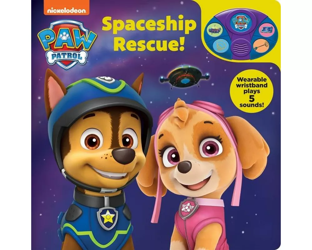 Nickelodeon Paw Patrol: Spaceship Rescue! Book and Wristband Sound Book