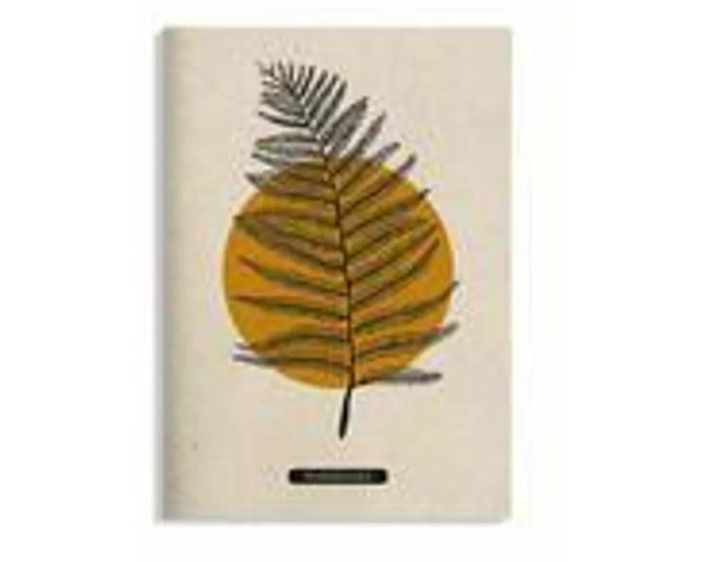 matabooks - A5 Notizheft aus Graspapier - Maya Farbe: Orange