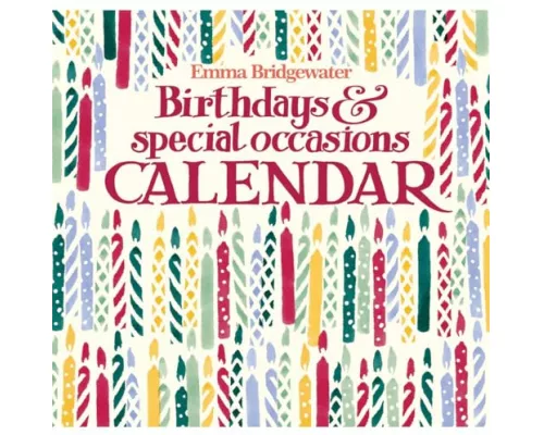 Emma Bridgewater Birthday Candles Perpetual Midi Calendar 2025