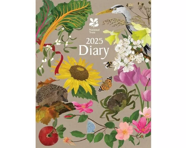 National Trust Illustrated Deluxe Diary A5 2025