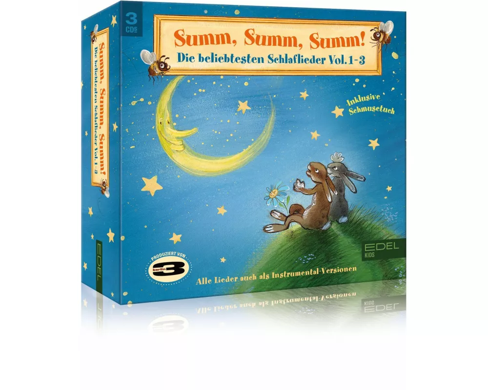 Schlaflieder-Box,Vol. 1-3 inkl. Schmusetuch