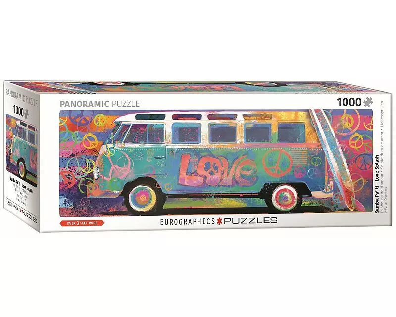 Panoramic Puzzle 1000 Teile - VW - Love Splash
